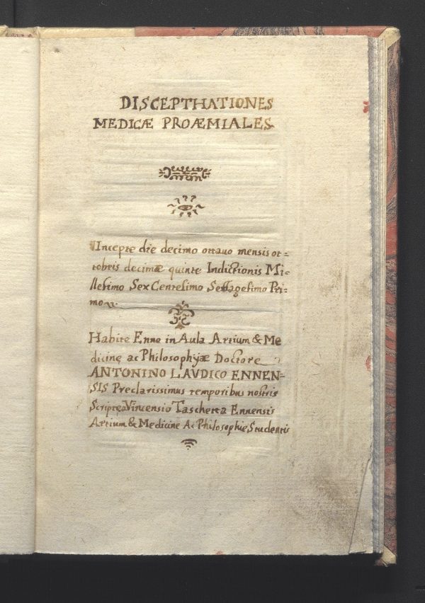 Disceptationes medicae