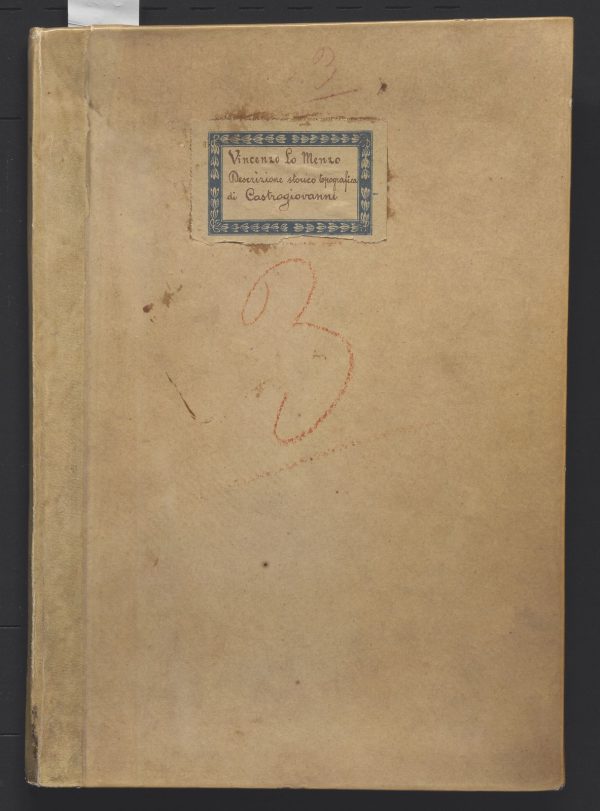 Descrizione storica e topografica di Castrogiovanni