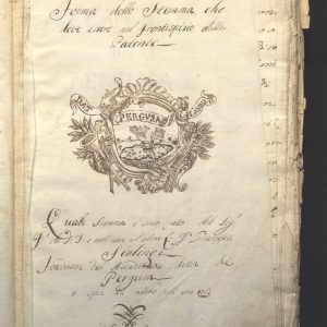 Registro dell’Accademia Pergusea di Castrogiovanni