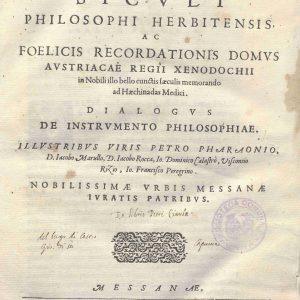 B.10.2.12 - DIALOGUS DE INSTRUMENTO PHILOSOPHIAE. MARCELLO CAPRA. 1588